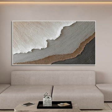 Texturkunst Werke - Ozean Wellen abstrakte Wandkunst Minimalismus Textur